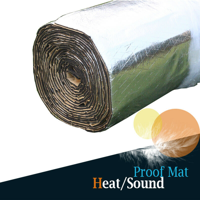 7mm Car Heat Shield Firewall Sound Deadener Insulation Deadening Aluminum Foil