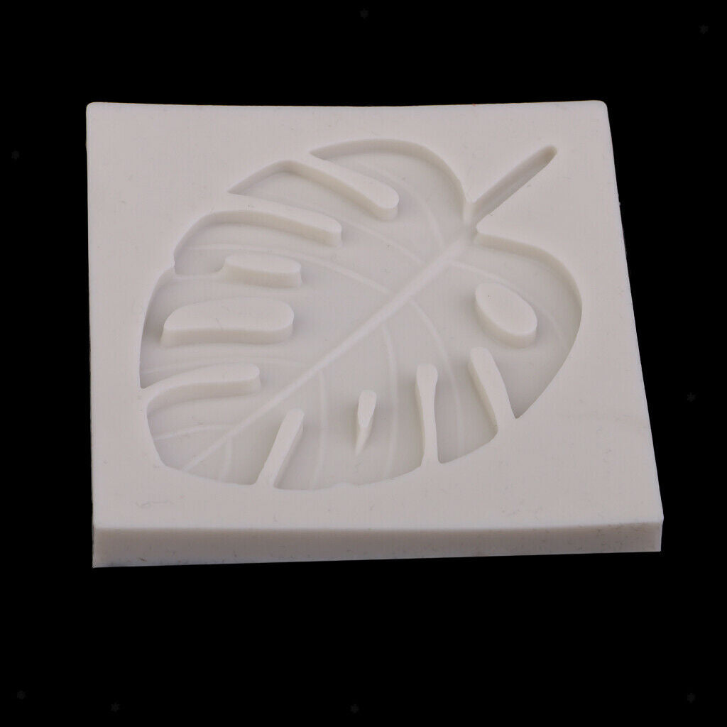 5 Pcs Leaf Silicon Mold Fondant Cake Decorating Tools Baking Mould DIY Craft