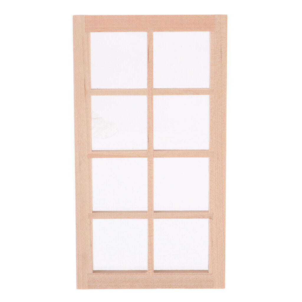 Lots 2 1/12 Unpainted Wooden Window Frame Furniture DIY for Living Room