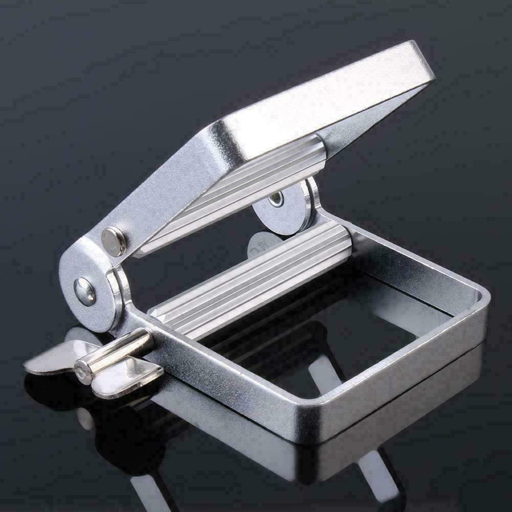 Toothpaste Squeezer Tool Dispenser Metal Paint Tube Roller Tool V8E3 Hand U4R3