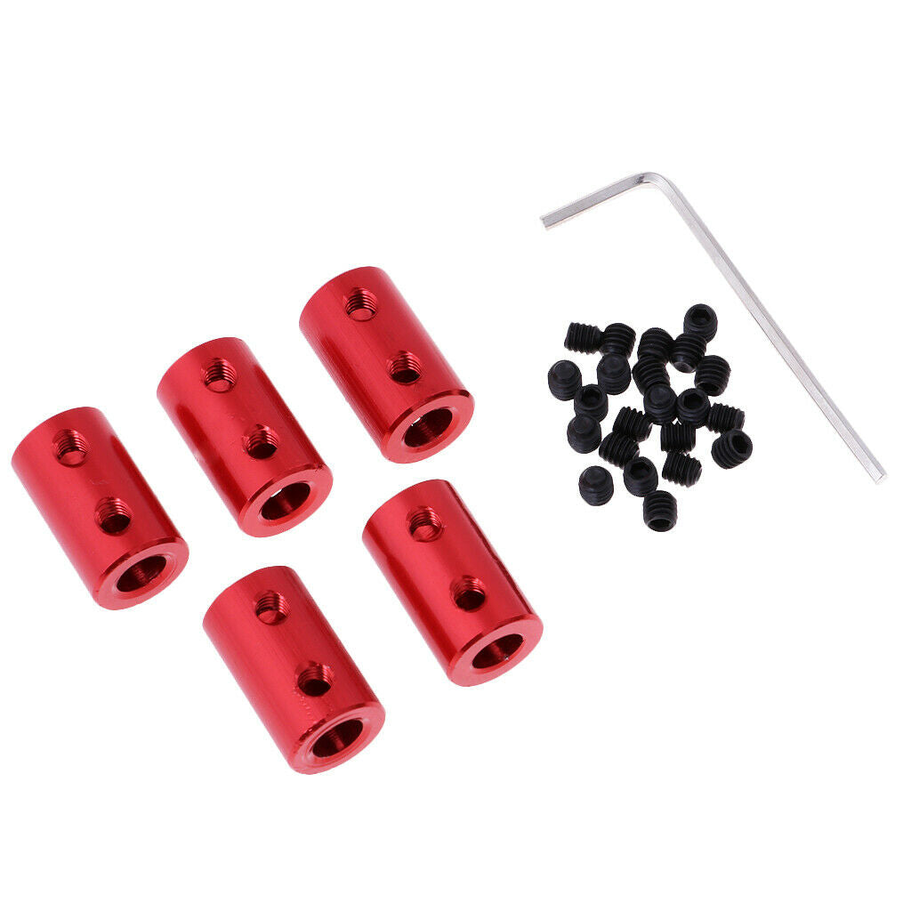 Motor Shaft Coupling Rigid Coupler Connector for RC Car Boat 5-6mm