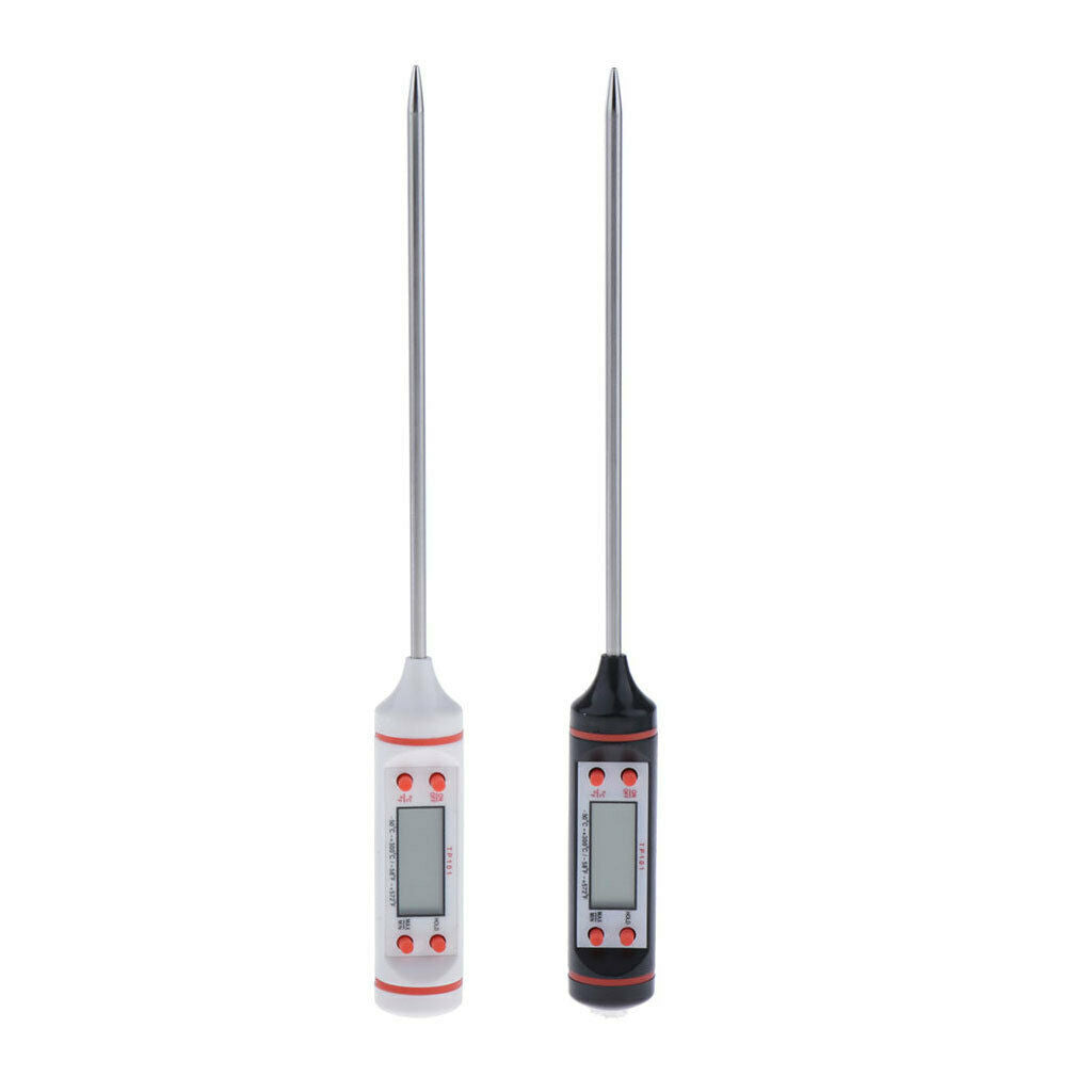 Set of 4 Food Thermometer Grilling Temperature Sensor for Cooking Food