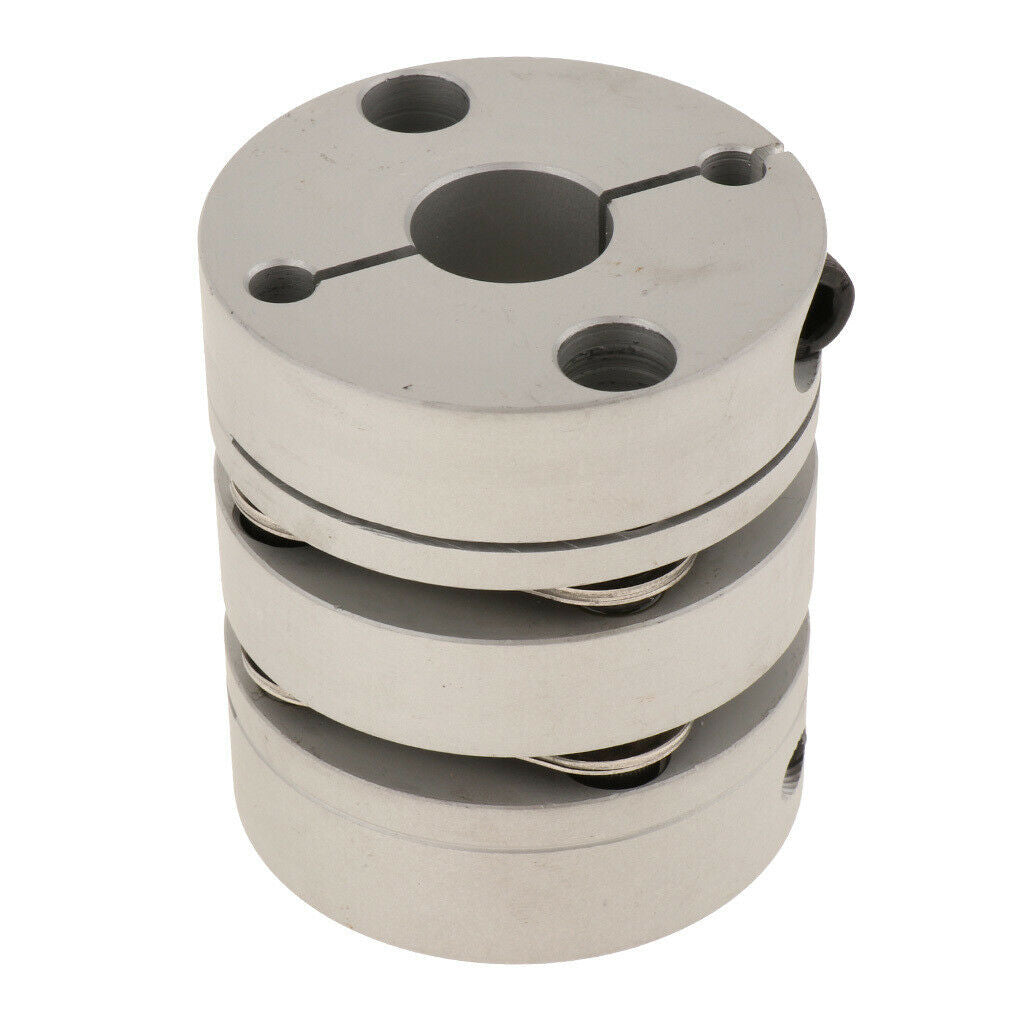 55 x 65mm CNC Stepper Motor Jaw Shaft Coupler 6.35mm Aluminum Flexible Jaw