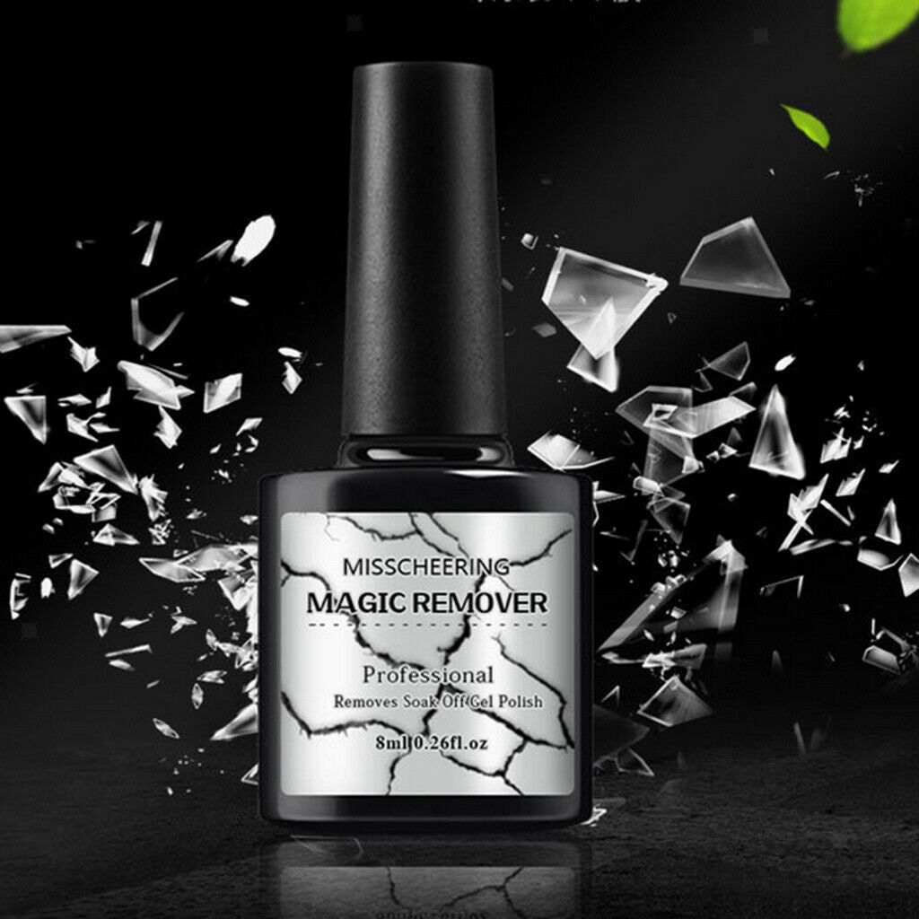 8ml Salon Painless Soak-Off Nails Polish Remover Liquid for Base Top Coat
