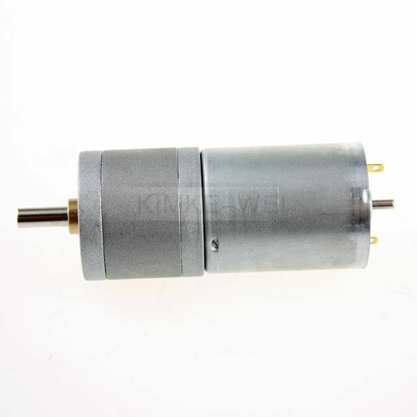 2 x 24V DC 600RPM Mini Torque Gear Box Motors Hobby