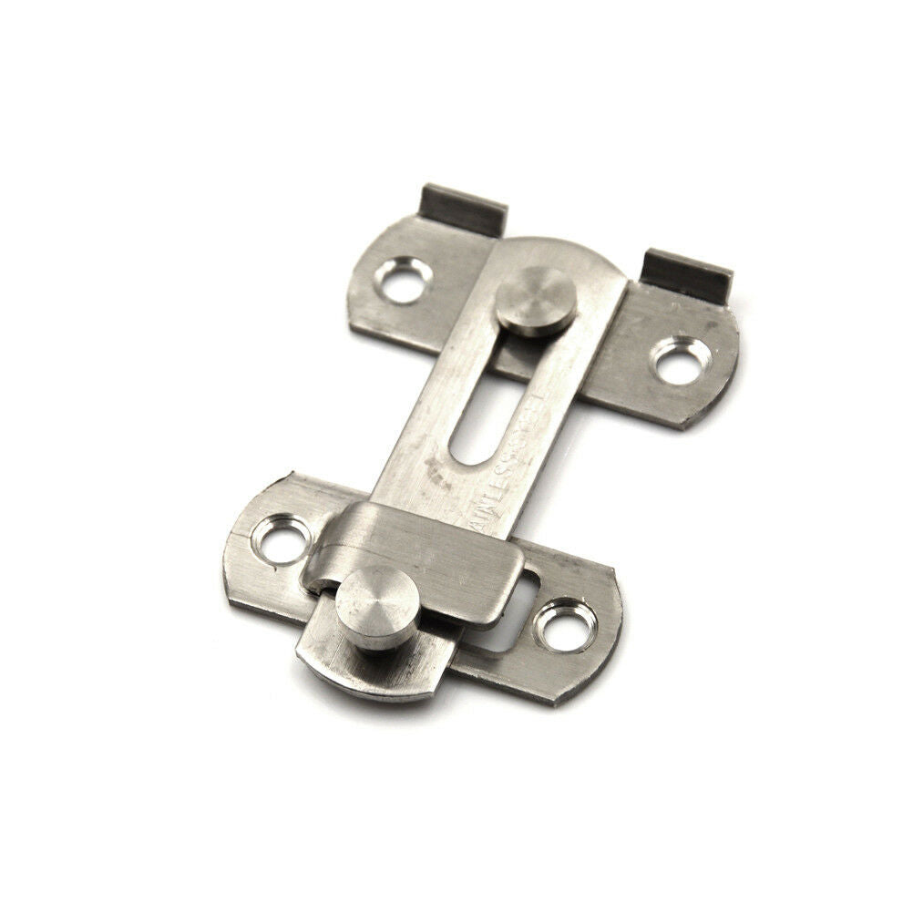 Stainless Steel Home Safety Gate Door Bolt Latch Slide Lock 20x50x70mm DD