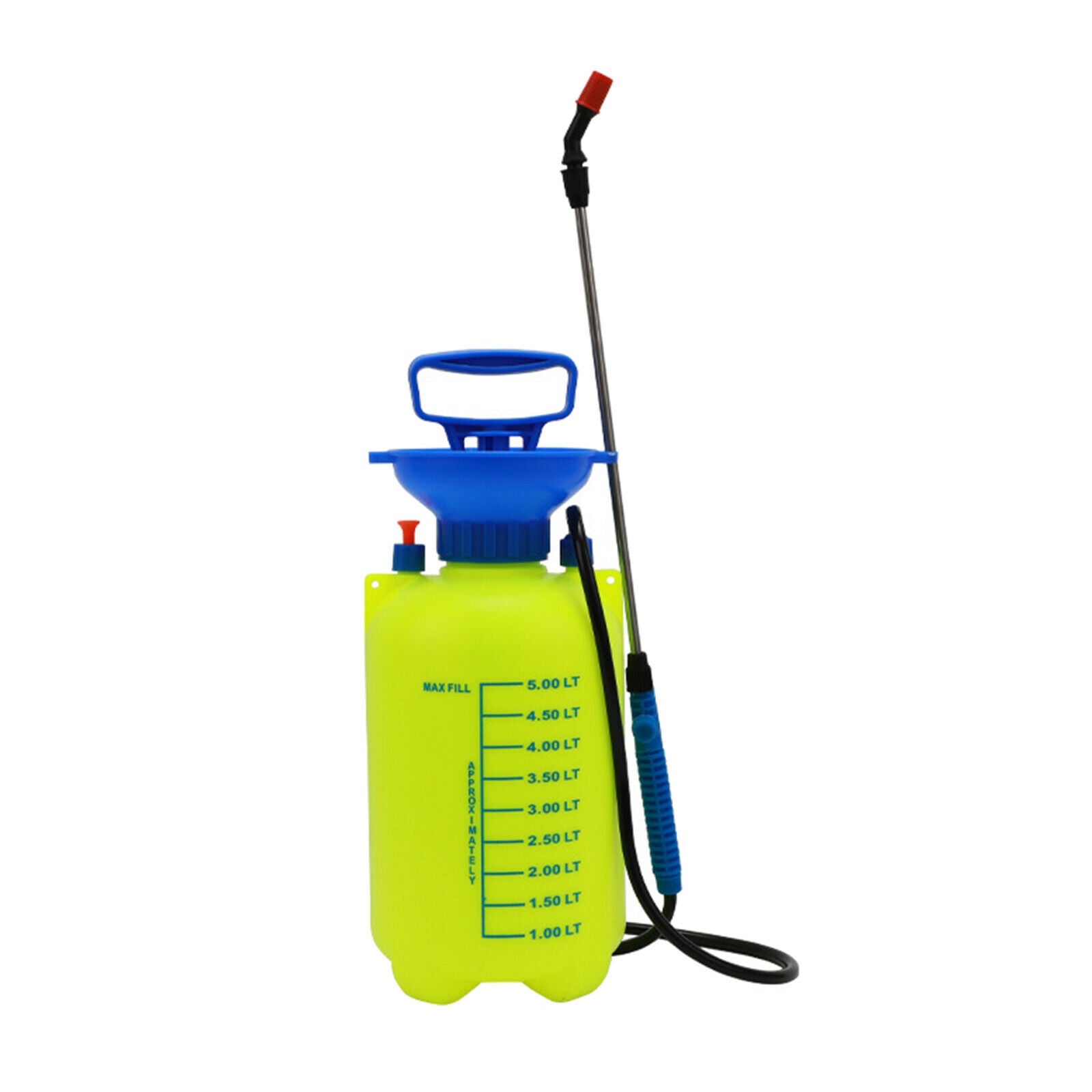 5L Manual Spray Bottle High Pressure Garden Weeding Cleaning Large Capacity
