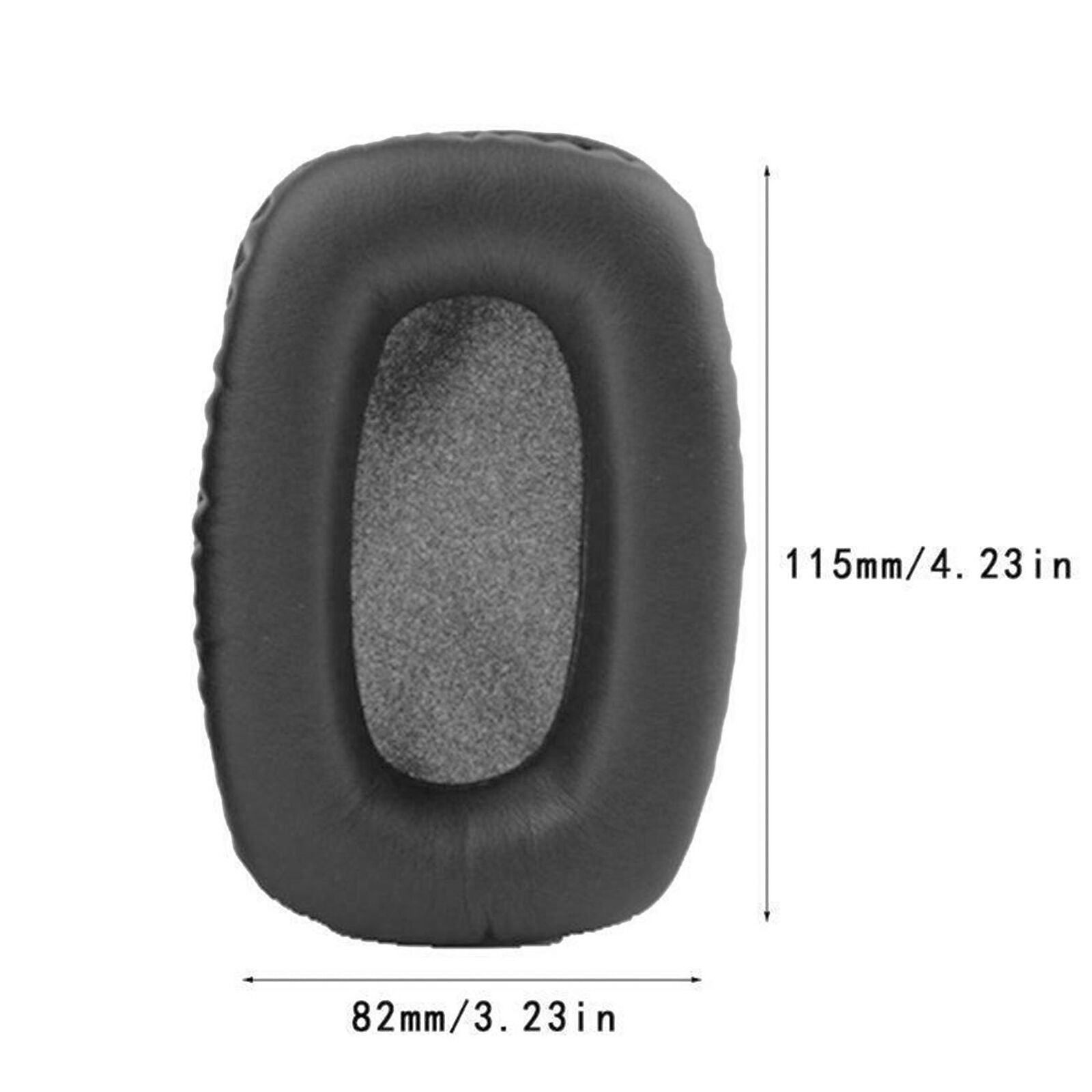 2pcs Ear Cushion Earpads for Beyerdynamic DT100 D1T02 DT109 Headphones Black