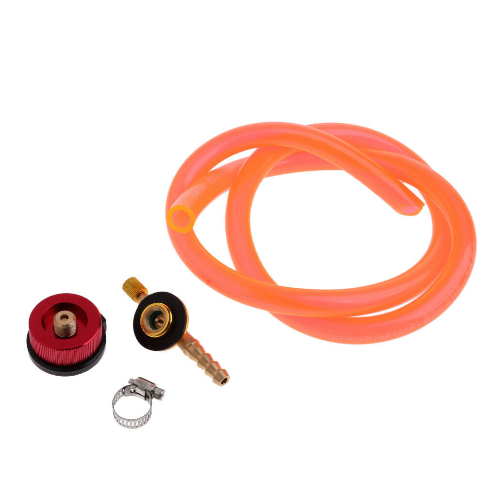 Outdoor Camping Gas Stove Tank Propane Refill Adapter Switched Cylinder Hose