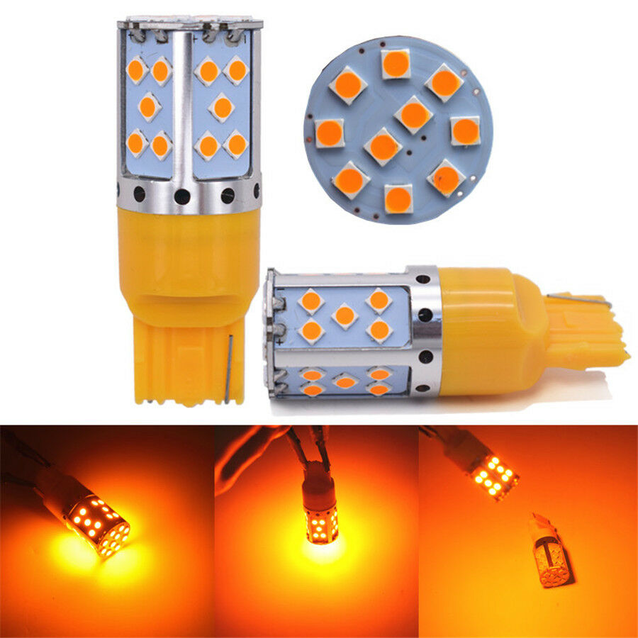2pcs No Flash Turning Signal light T20 7440 3030 35SMD LED Lamp Tail bulb