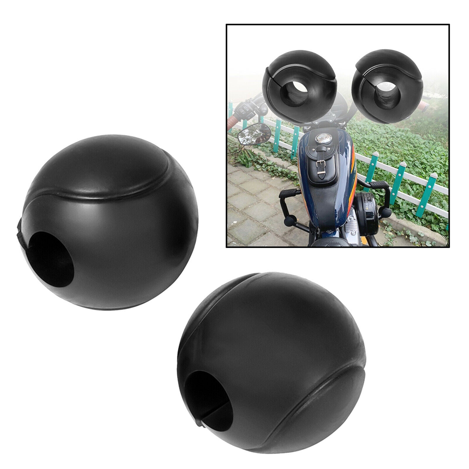 2pcs Motorcycle Engine Protection Frame Bumper Protective Block Parts Decor