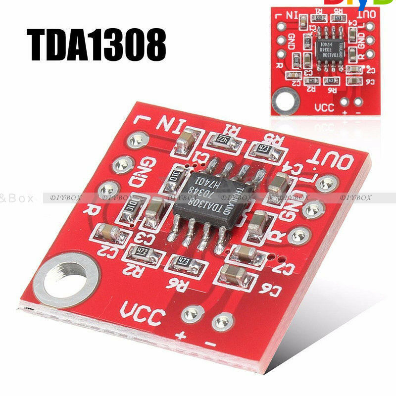 DC 3-6V TDA1308 Stereo Headphone Amplifier Board Module Preamplifier For Arduino