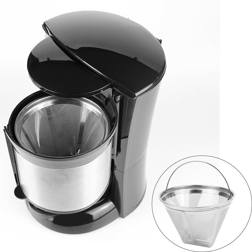 Stainless Steel Reusable Coffee Filter Basket Coffee Strainer for DL-Kf800