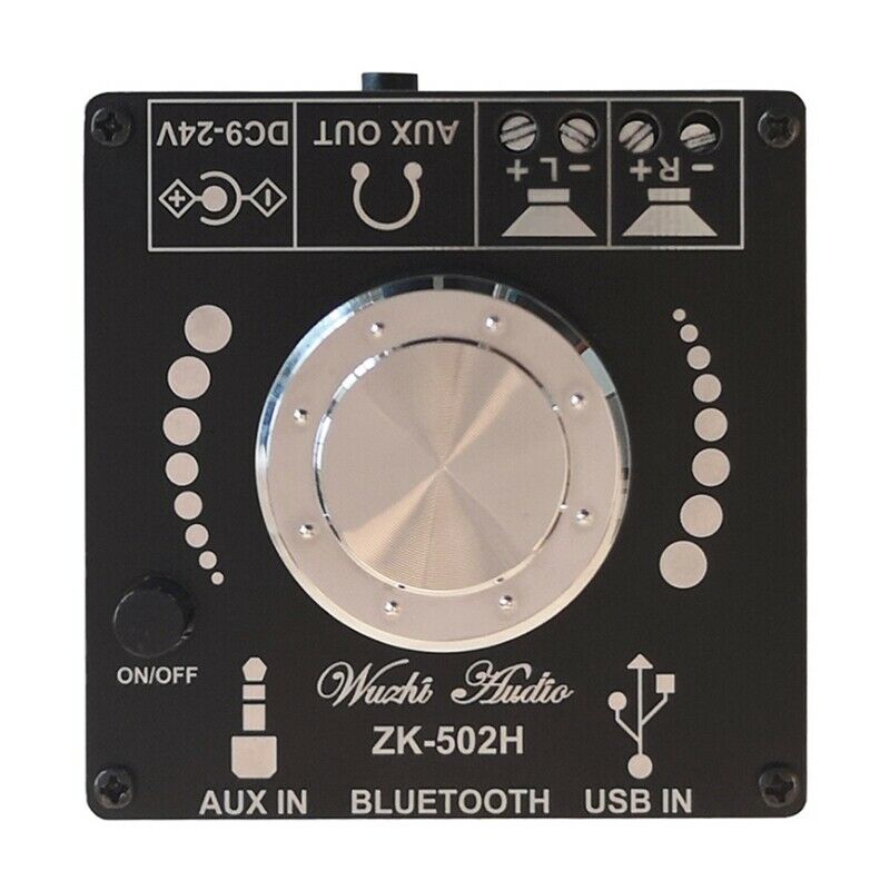 Bluetooth 5.0 Amplifier Board 100W Power High Fidelity HiFi Dual Channel StereX2