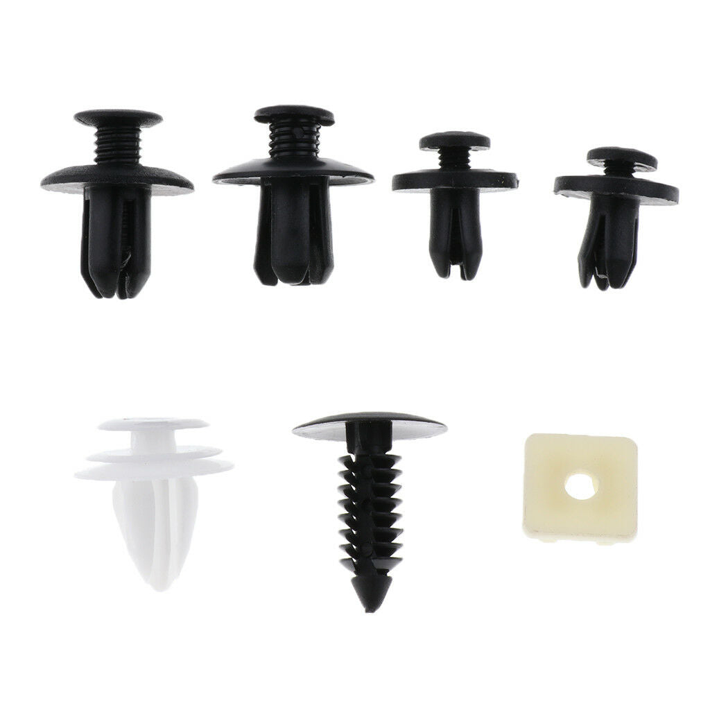 150 Pieces 6 Types Auto Car Body Fender Bumper Retainer Fastener Clip Kits