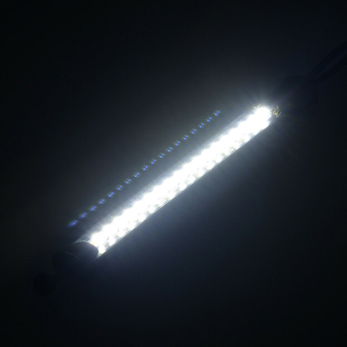 2x Switchback W/A SMD LED Fork Turn Signal Daytime Light Strip DRL fr Motorcycle