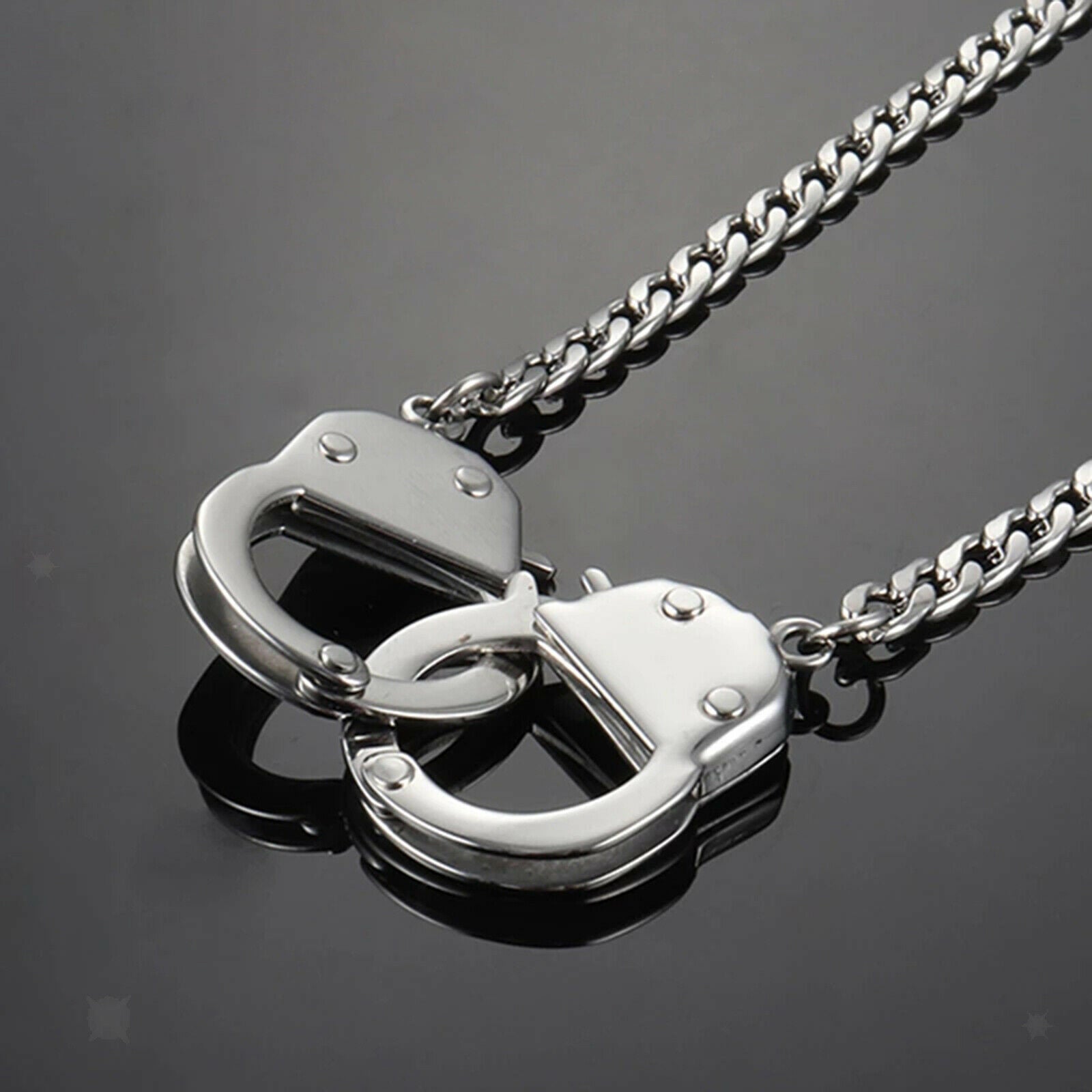 Necklace Handcuffs Clasp Stylish Connector Jewelry Clasps Gifts Accessory