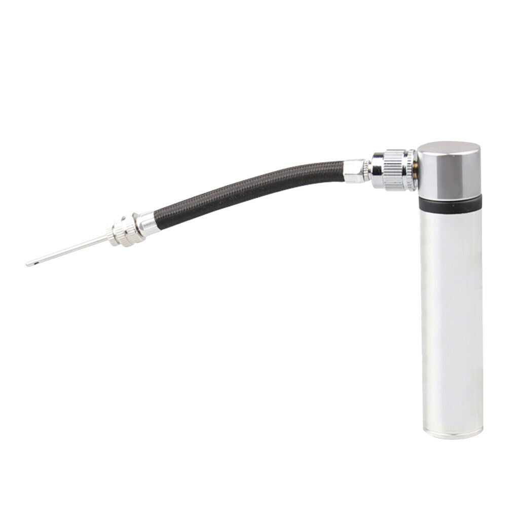 Bike Pump Fits Presta and Schrader - Mini Bicycle Tire Pump Inflator - Ball Pump