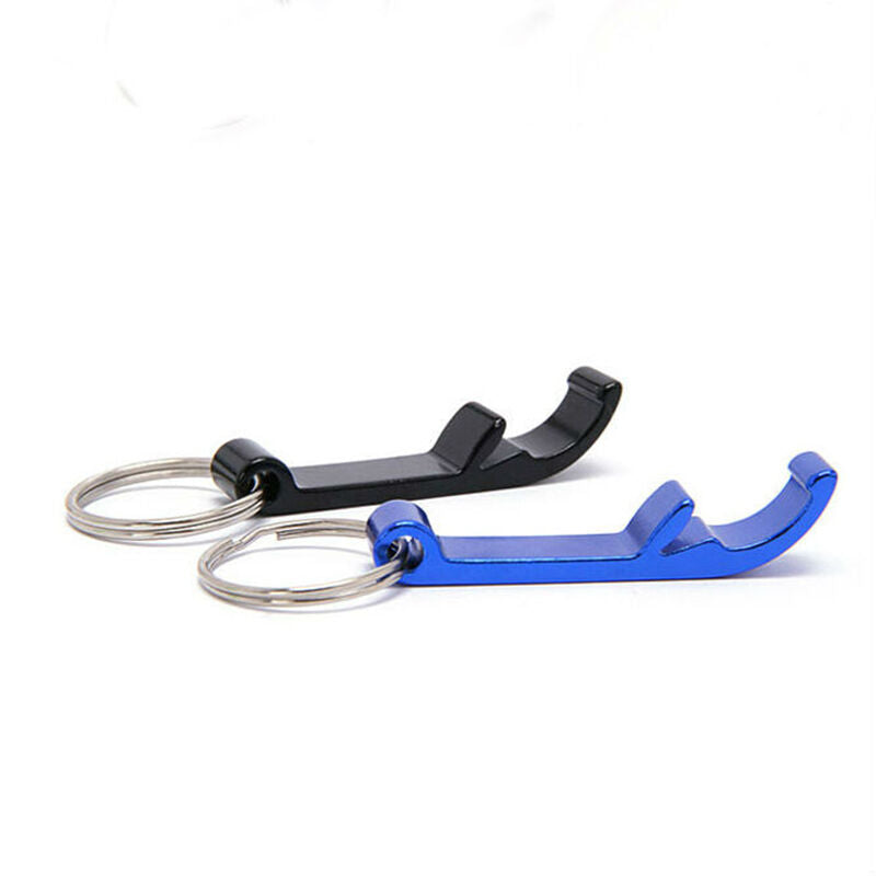 3x Beer Bottle Opener Claw Bar Beverage Keychain Ring Random Color DD