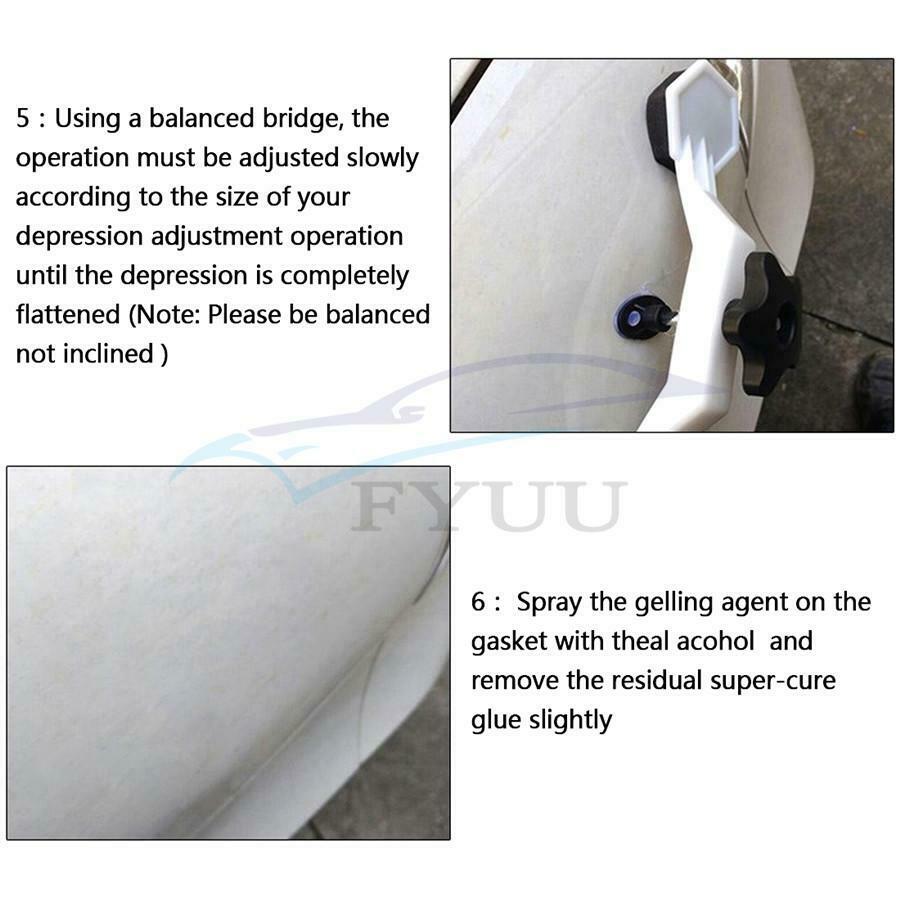 Car Body Paintless Dent Pulling Bridge Hail Removal Repair Glue Tab Hand Tool US