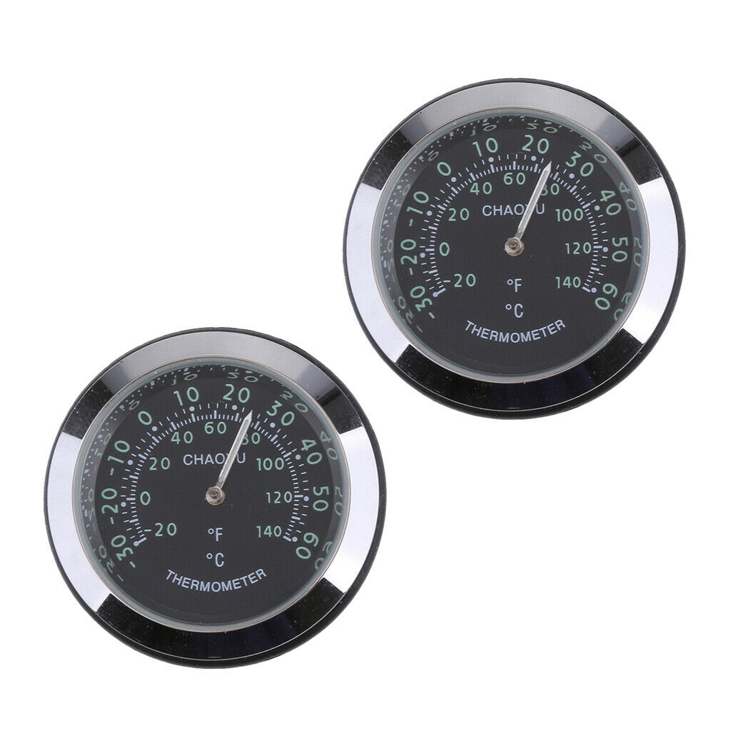 Car Dashboard Thermometer - Mini Vehicle Thermometer Decoration Decor Temp