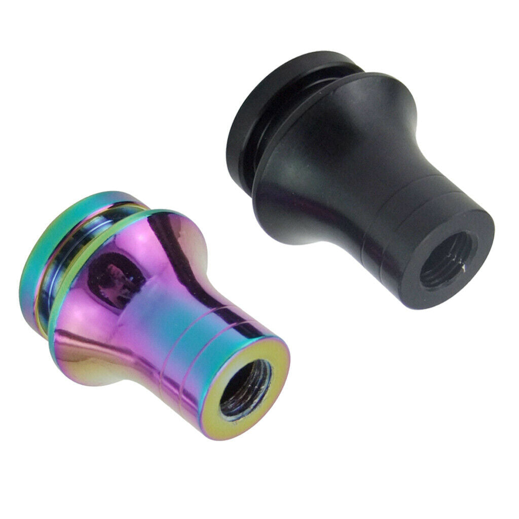 Shift Knob Retainer Adapter for Manual Gear Shifter Lever Black + Multicolor