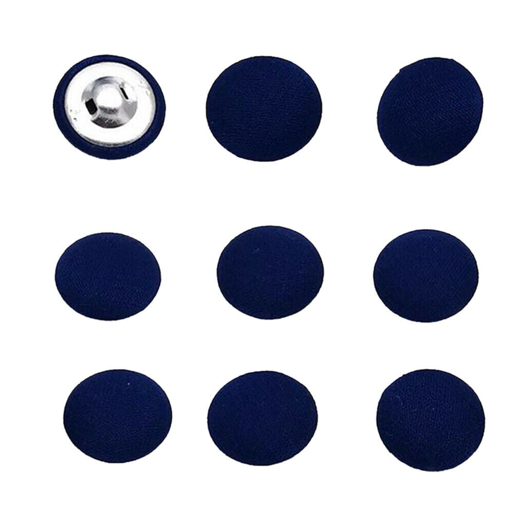 Round Fabric Covered Buttons Scrapbook DIY Crafts Costume Bag Clothing