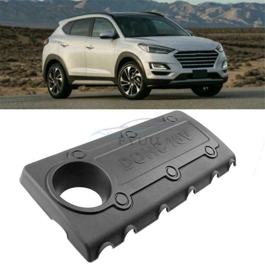 1× Black Car Stylish Exterior Decoration Engine Cover 292402G000 For Hyundai Kia