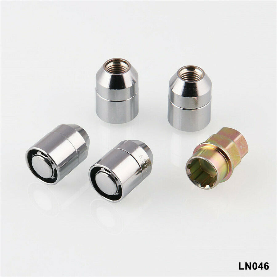 Anti Theft Security Lock 12x1.5 Nut Wheel Lug Nut 1 Key+4 Locks For Car