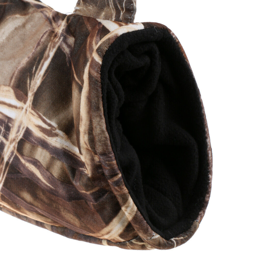 Warm Camouflage Hand Warmer Muff Muffler Glove Hunting Fishing Camping Sleeve