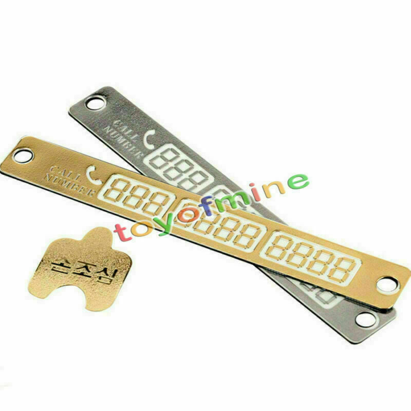 Luminous Car Parking Notification Phone Number Card Number Suction Plate Tool