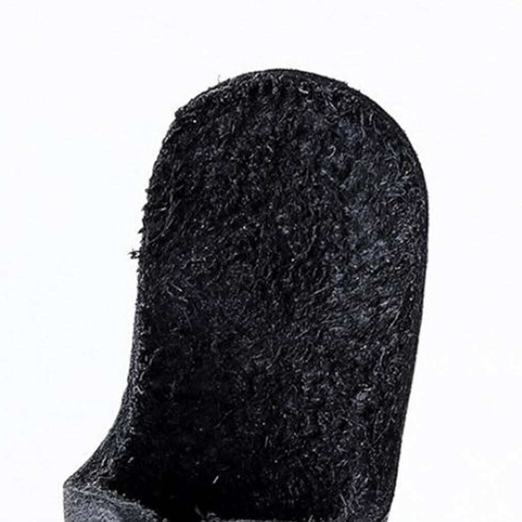 Leather Archery Finger Tab For Recurve Bows Hunting Finger Protector Black