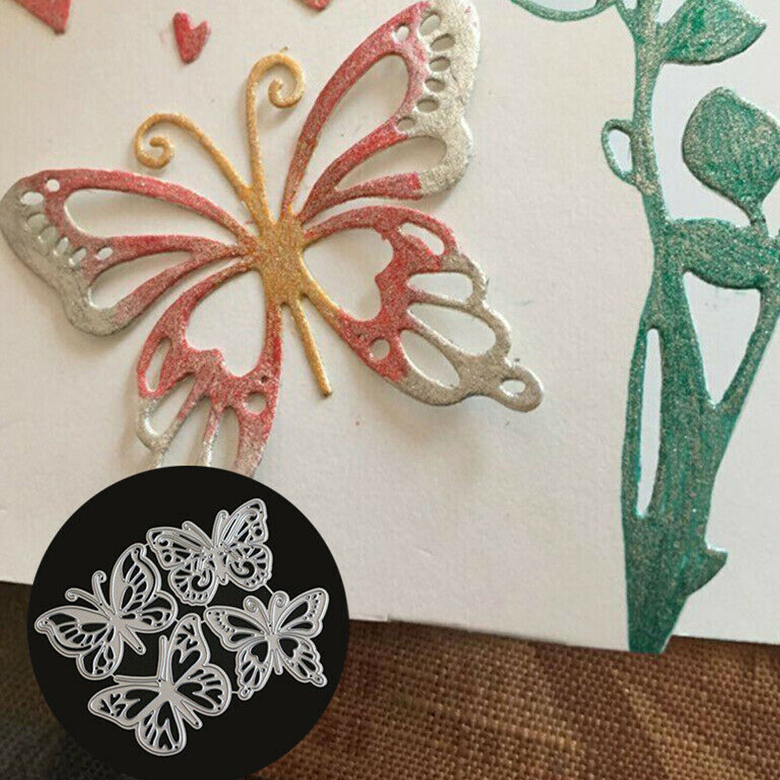 Butterfly Flower Carbon steel Die Lace Cutting Dies Embossing Stencils Crafts