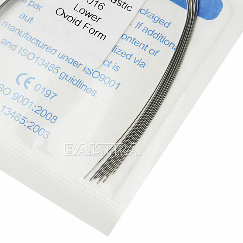 50 Kits Dental Orthodontic Arch Wires 016 Lower Super Elastic Niti Round AZDENT