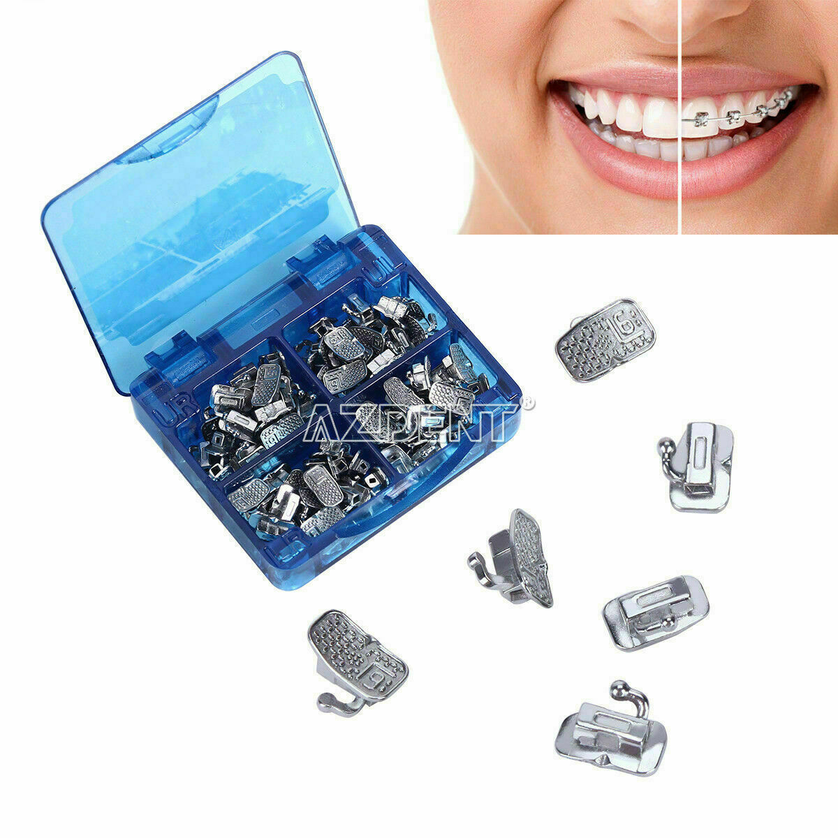 5 Box Orthodontic Buccal Tube Bondable Monoblock Roth 0.022 For 1st Molar AZDENT