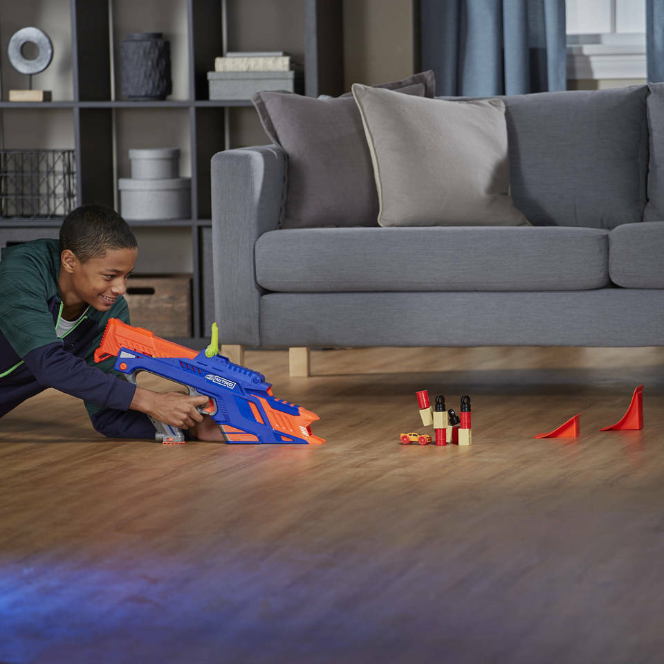 Hasbro Nerf Nitro Motofury Rapid Rally Action Stunt Car Blaster Kids Ages 5+