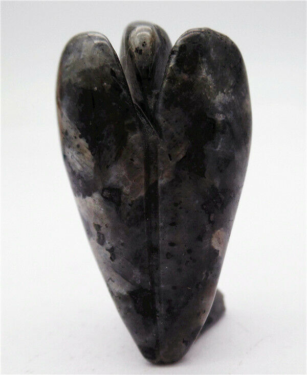 38x22x14mm Natural Labradorite Carved Angel Statue Healing Decoration HH8087