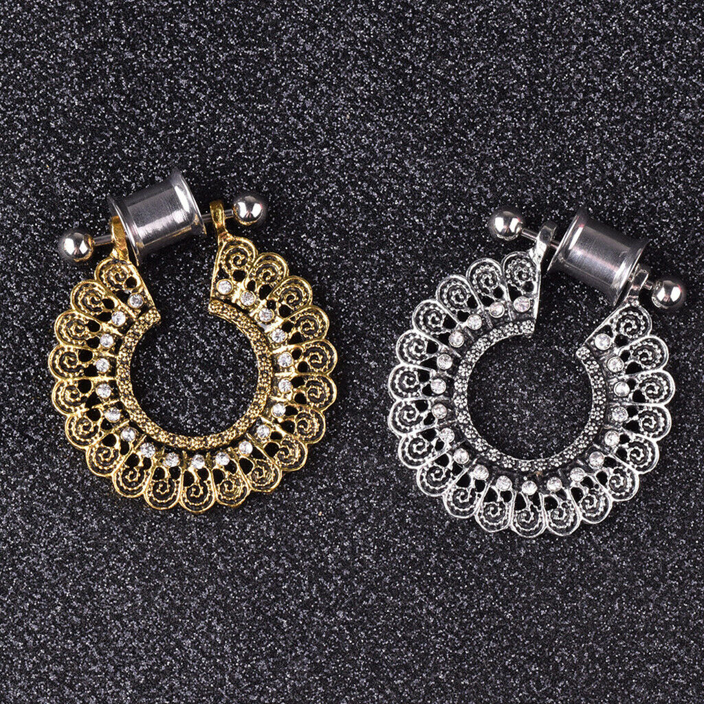 1Pair Stainless Steel Ear Gauge Tunnels Kit Ear Expander 0G/00G 6-12mm 8mm