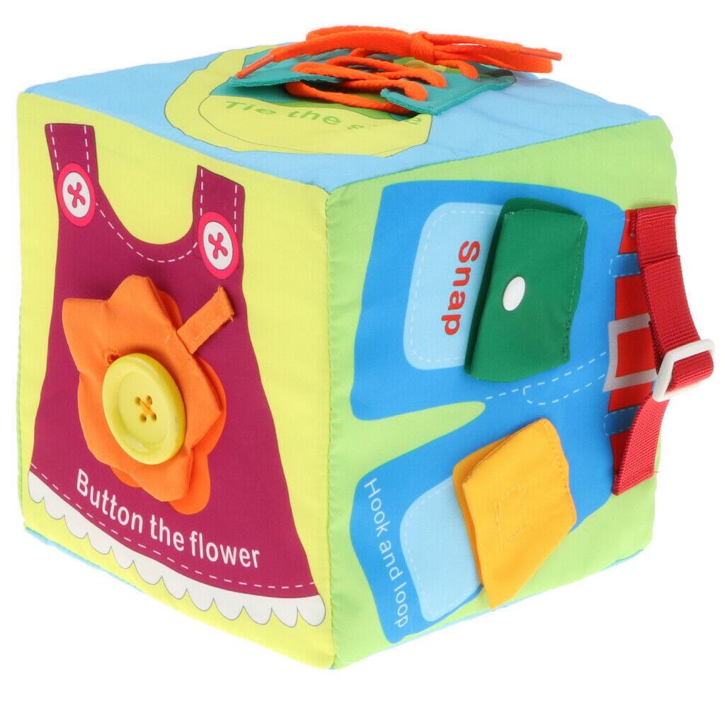 Montessori Learn to Dress   Quiet Lace Button Zip Toys Basic Life Skill