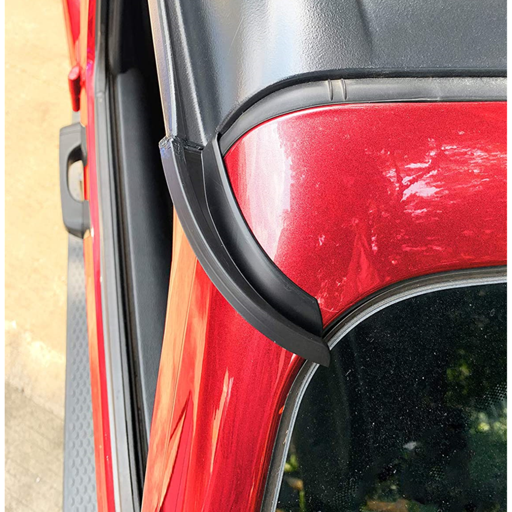 Rain Gutter Extension Deflector For 18-21 Jeep Wrangler JL JLU & Gladiator JT