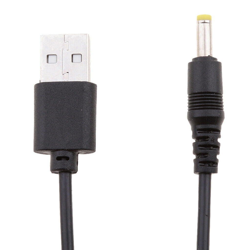 2x USB-A to 4.0mm Barrel   Male DC 5V Power Charger Plug Adapter Cable