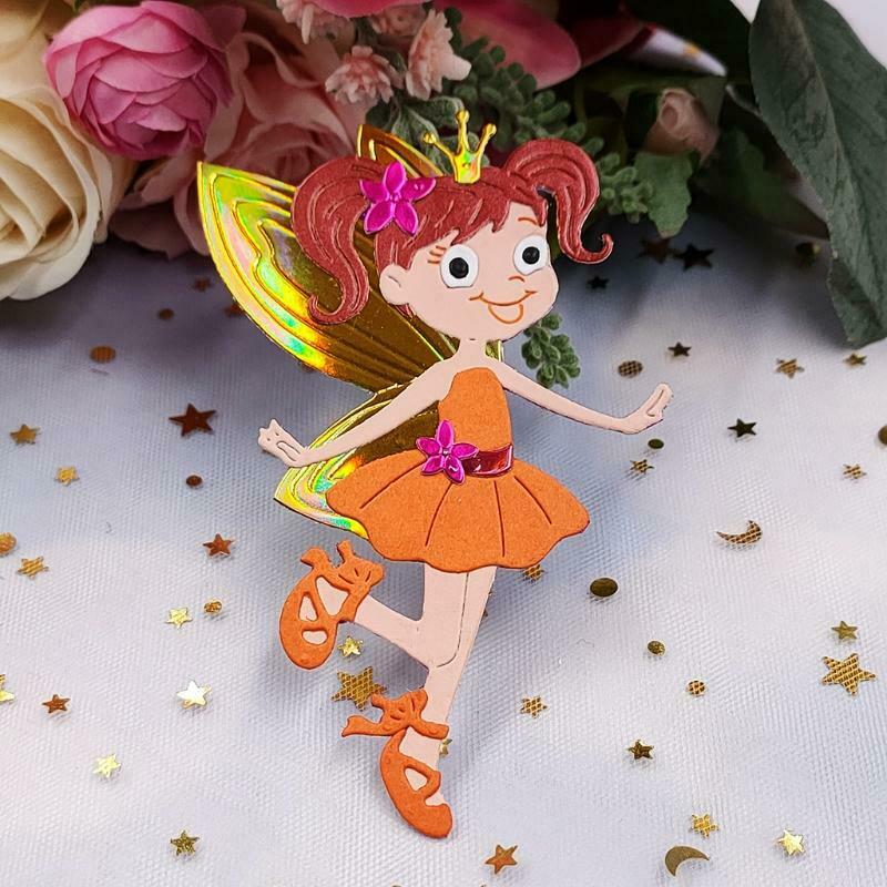 Fairy Metal Cutting Dies Stencil Scrapbooking DIY Album Stamp Paper Card Mold