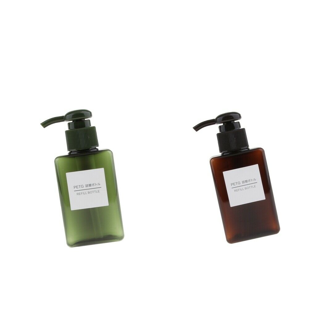2pcs/set 100ml Travel Size Foam Soap Dispenser Hand Wash Lotion Foamer