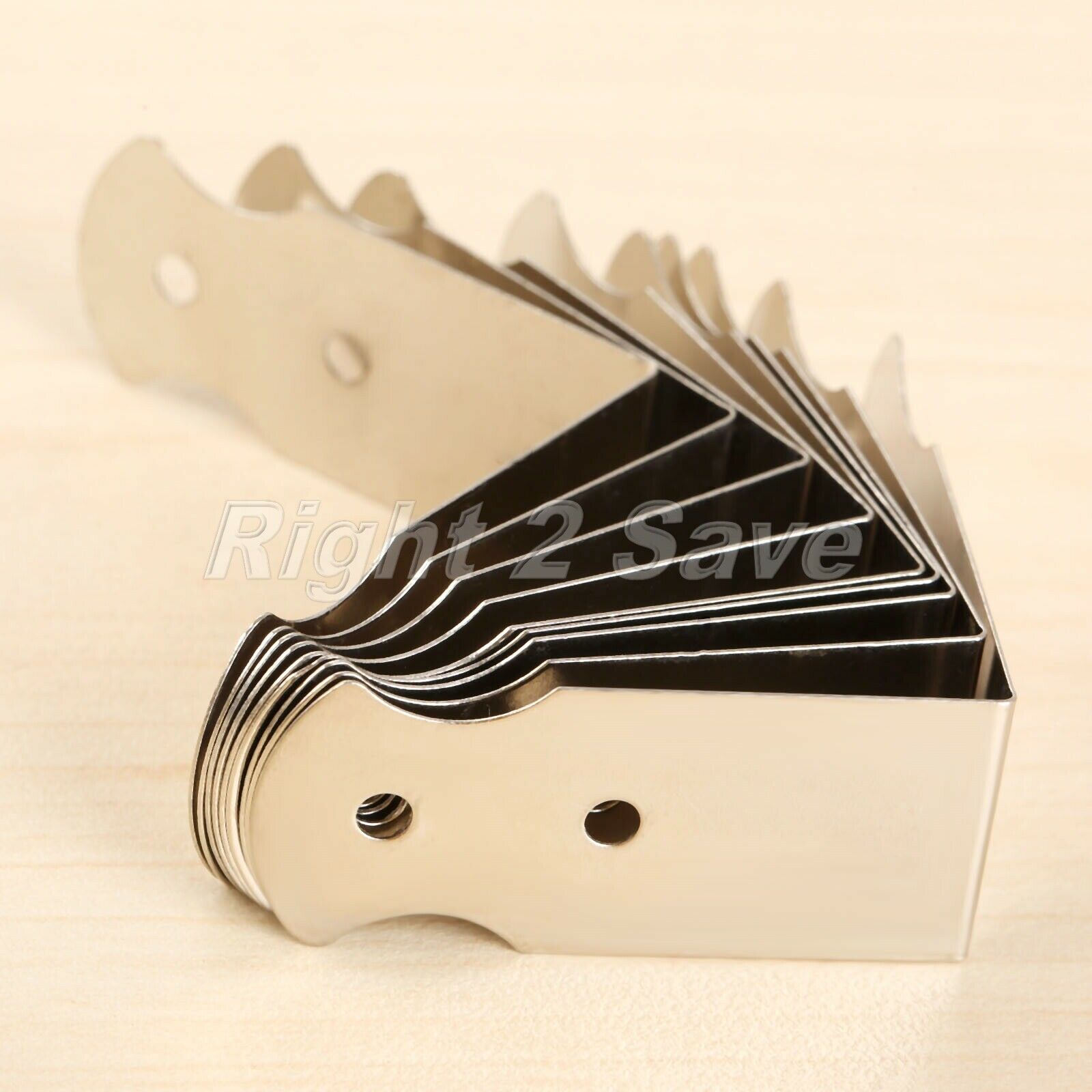 42*18mm Decorative Table Wood Chest Box Edge Cover Corner Guard Protectors 10pcs