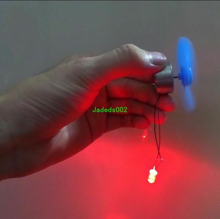 1pcs Micro wind turbine DIY DC wind power Generator For Physical experiment