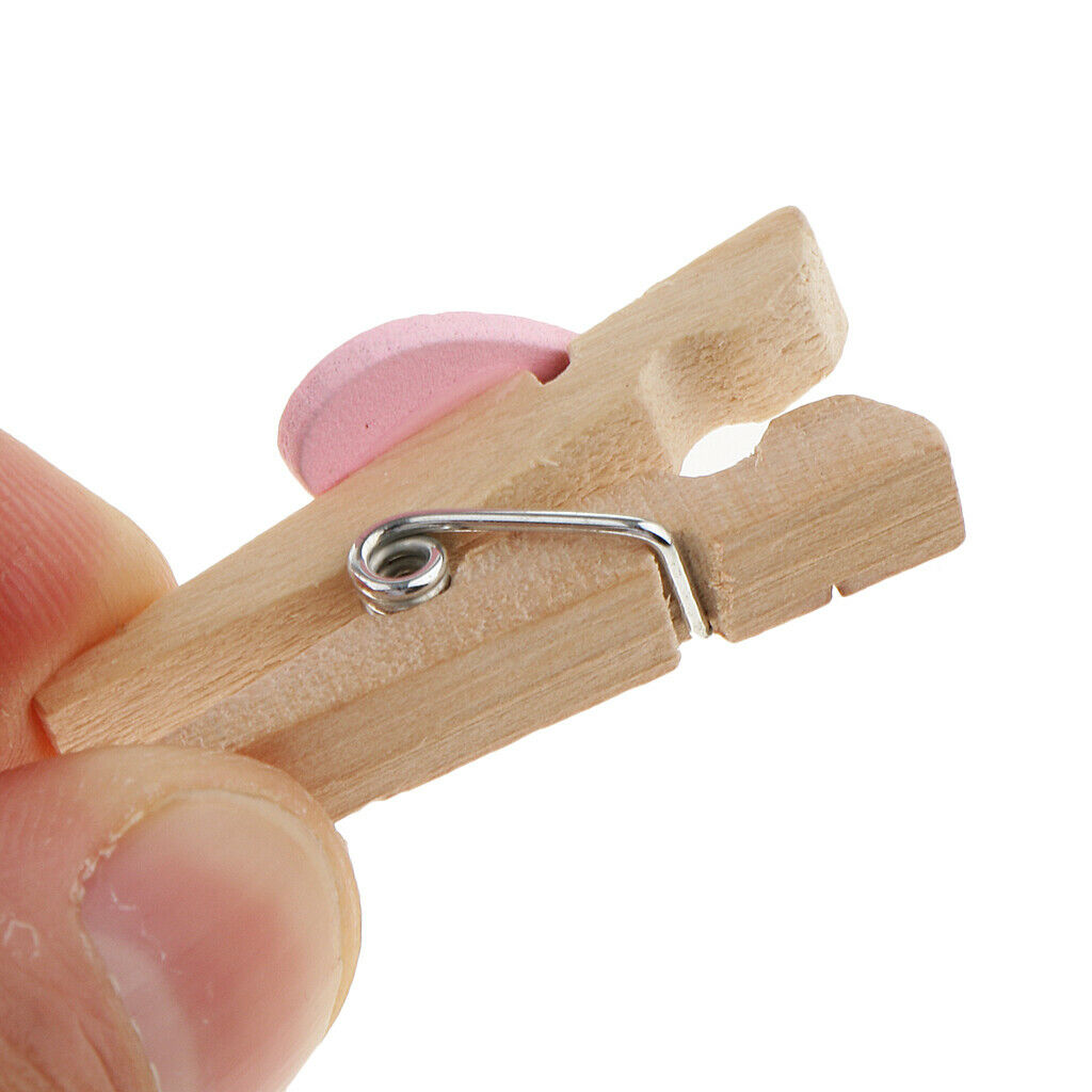 50pcs      Wood   Heart   Star   Pegs   Craft   Wedding   Hanging   Photo