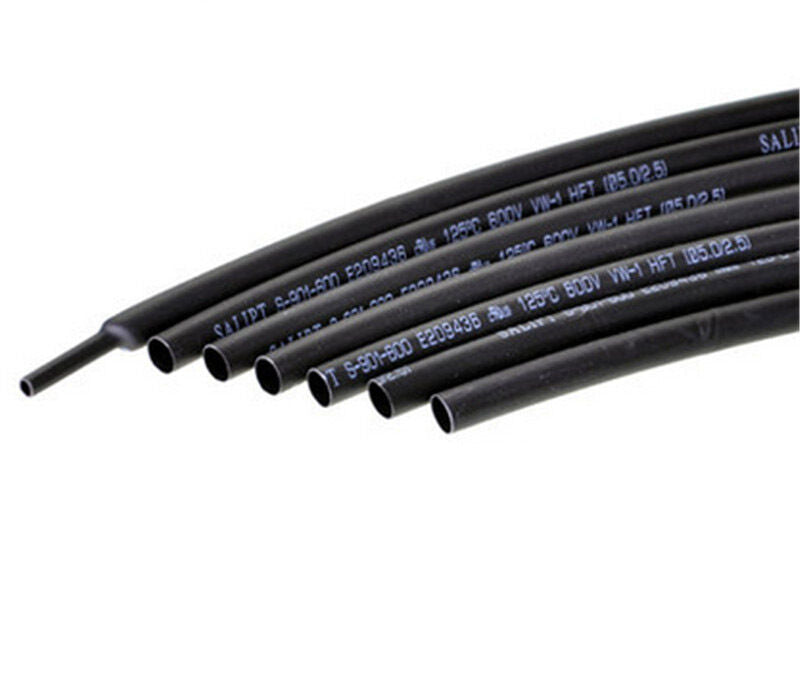 Heat Shrink Tubing TWO Colors ,Î¦1.5 Î¦3 Î¦6MM 190PCS in box black&red 3-size