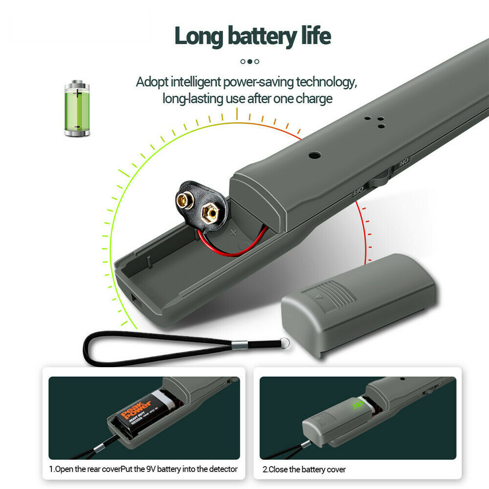 Handheld Metal Detector DM3004A High Sensitive Security Detector Scanner Checker