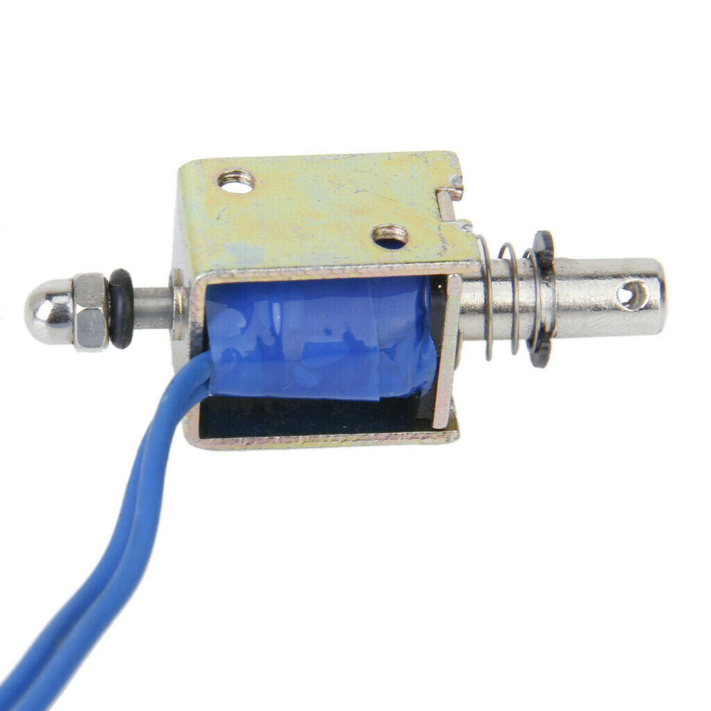 DC 24V Push-Pull Type Open Frame Solenoid Electromagnet Magnet Holding 0.2N