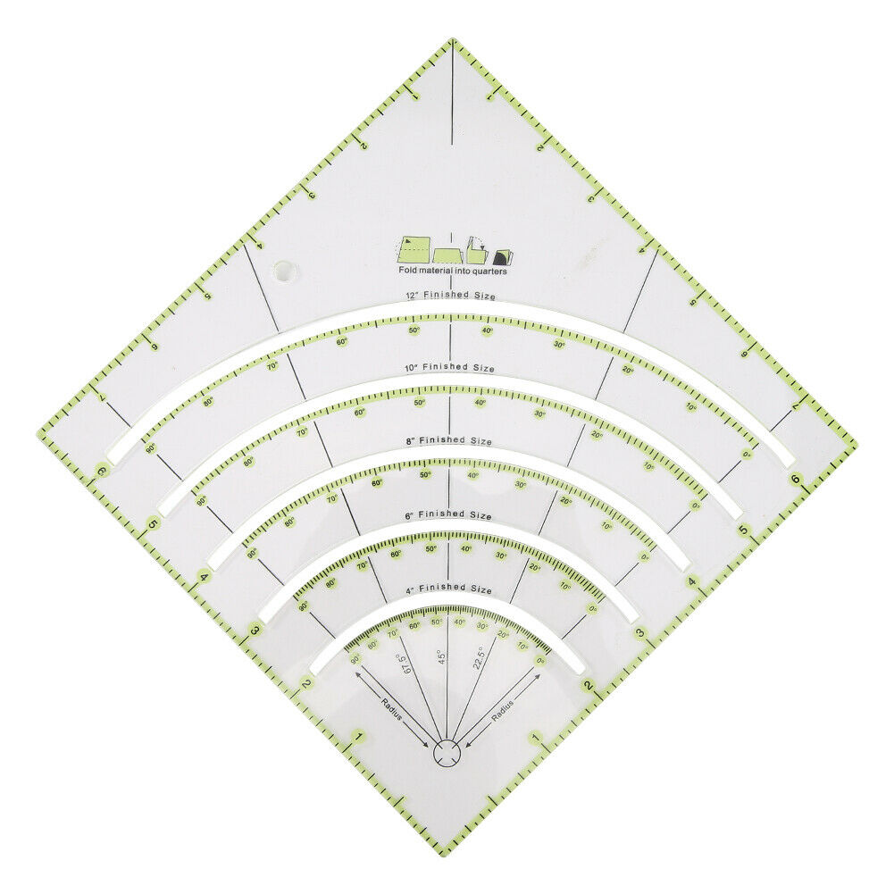Acrylic Ruler DIY Manual Patchwork Line Drawing Sewing Ruler Measuring Tool @